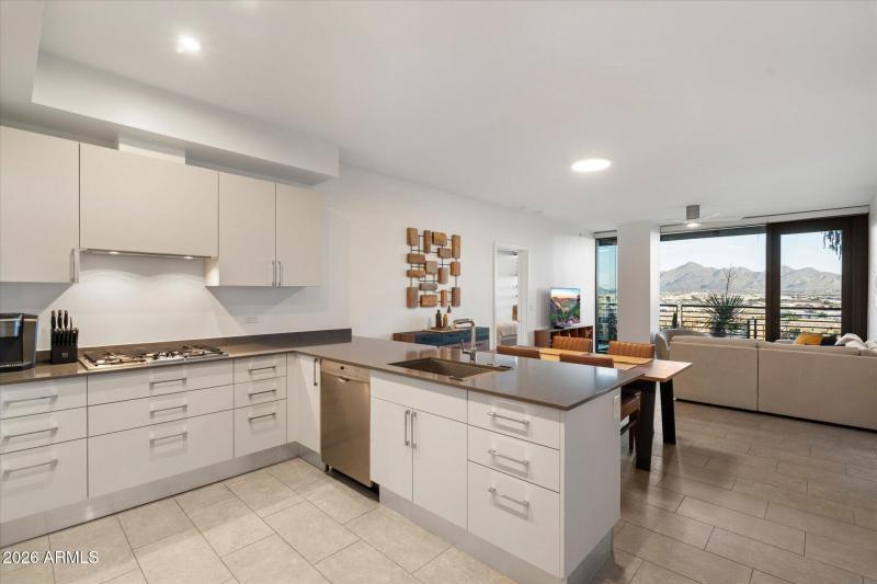 Kitchen with Scenic Views