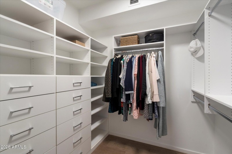 Custom Guest Walk-In Closet