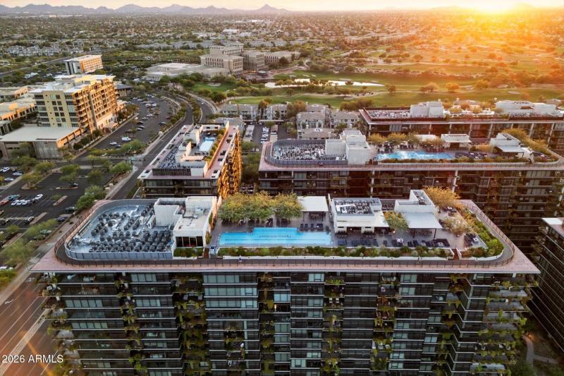 Aerial View of Luxury Building