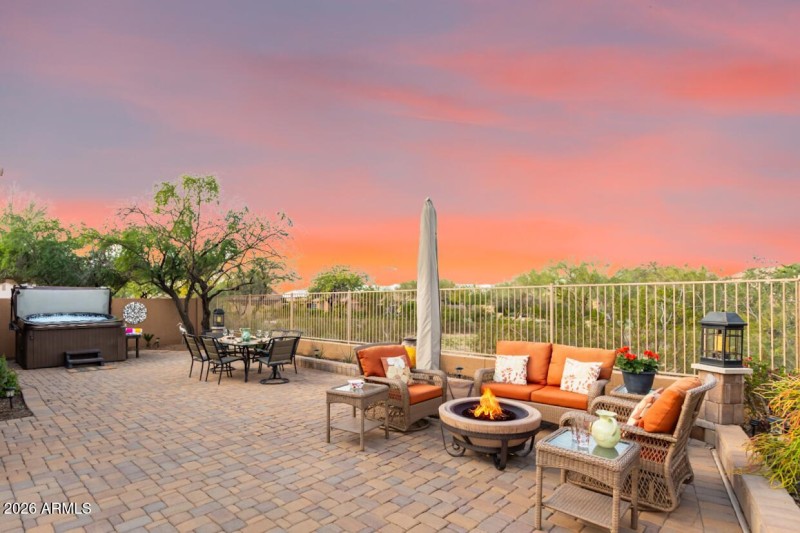 And to savor desert sunsets