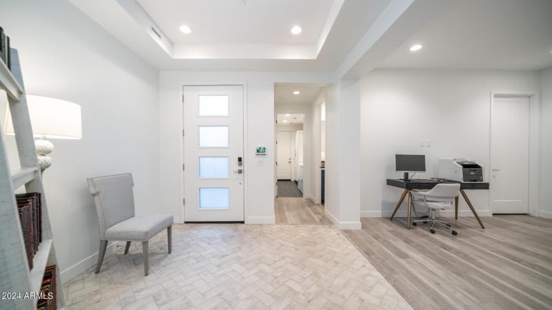 Front Entryway looking into Den