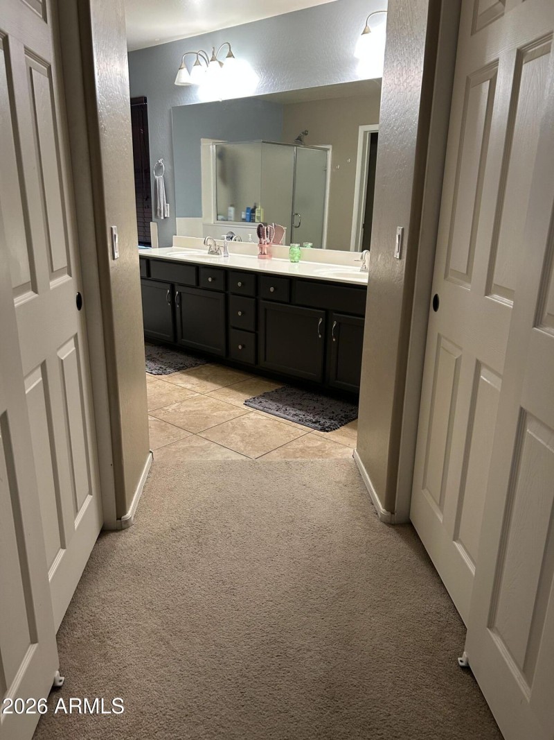 View from Master to Bathroom