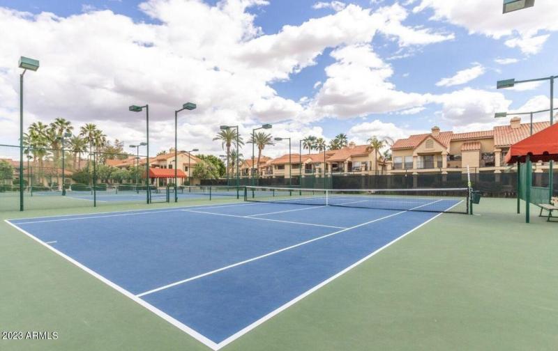 Lighted Tennis Courts