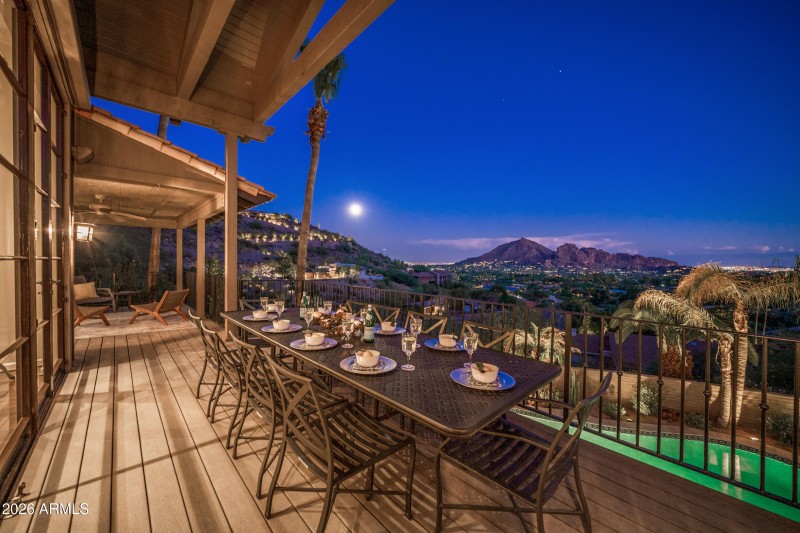 Moonlight Dinner on the Deck