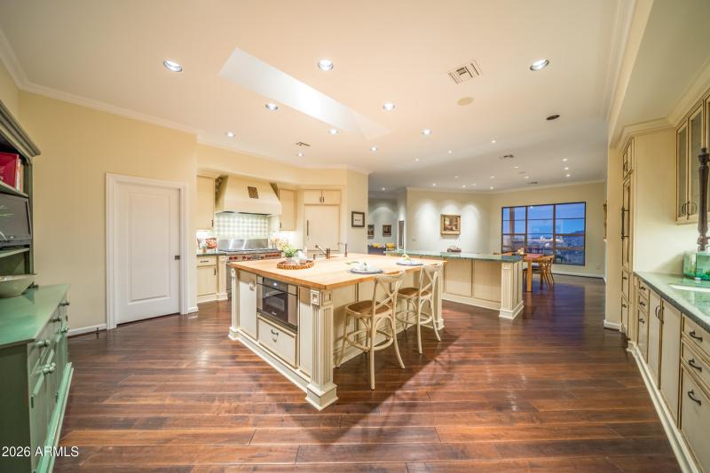 Chef's Kitchen Open to Dining