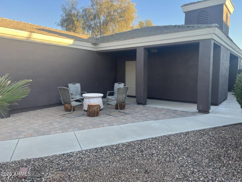 Front Patio with Firepit
