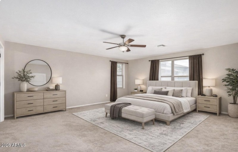 Virtually Staged- Owner's Suite