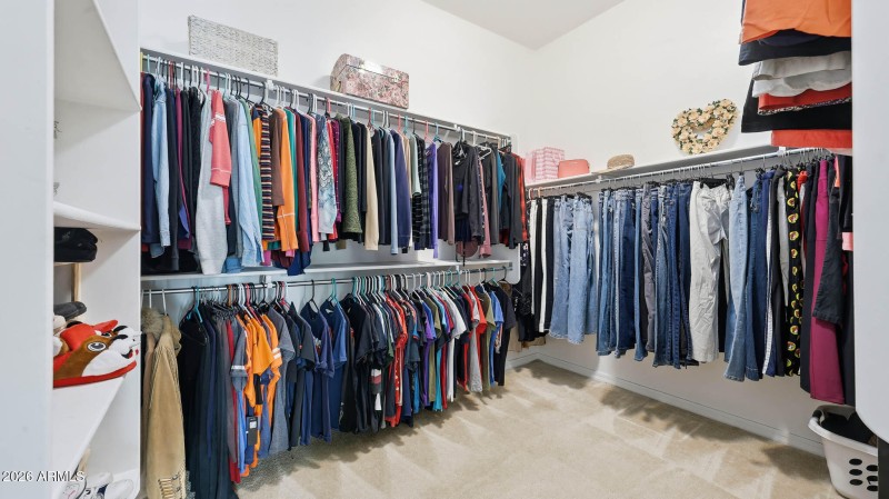 Oversized Walk-in Closet