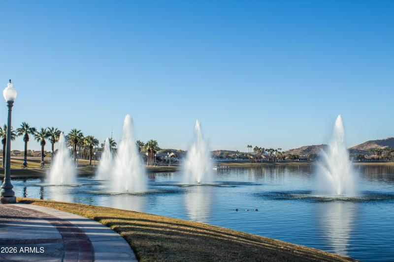 3. North Lake Fountains