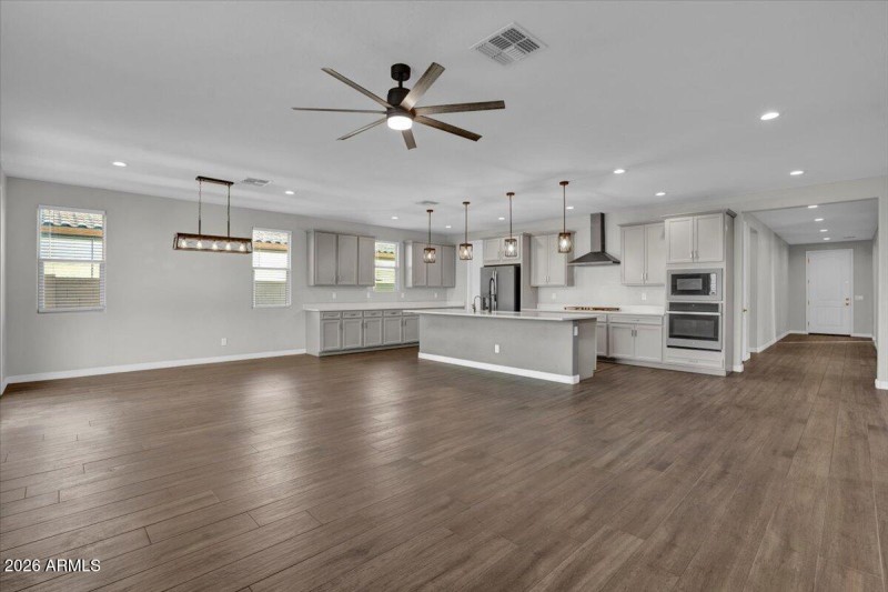 Dining/Kitchen/Living rooms