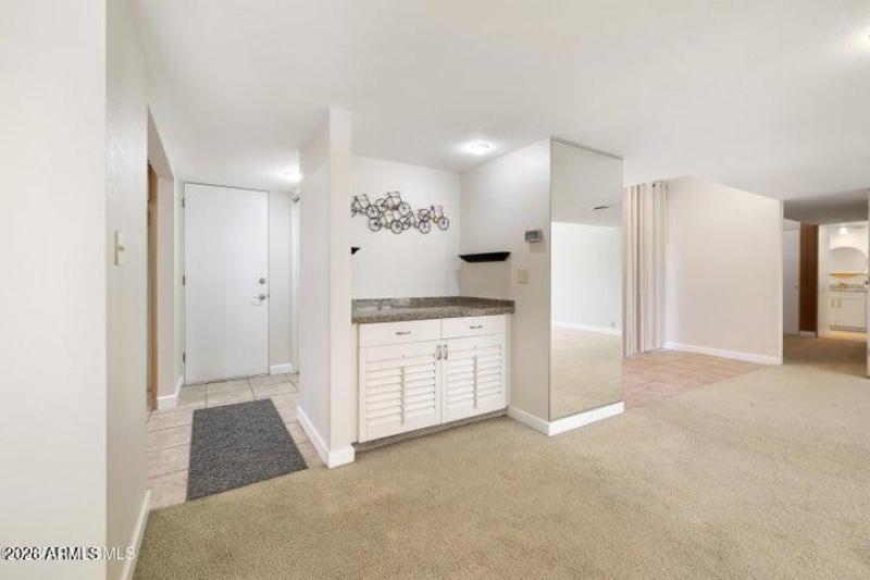 BAR AREA IN LIVING ROOM