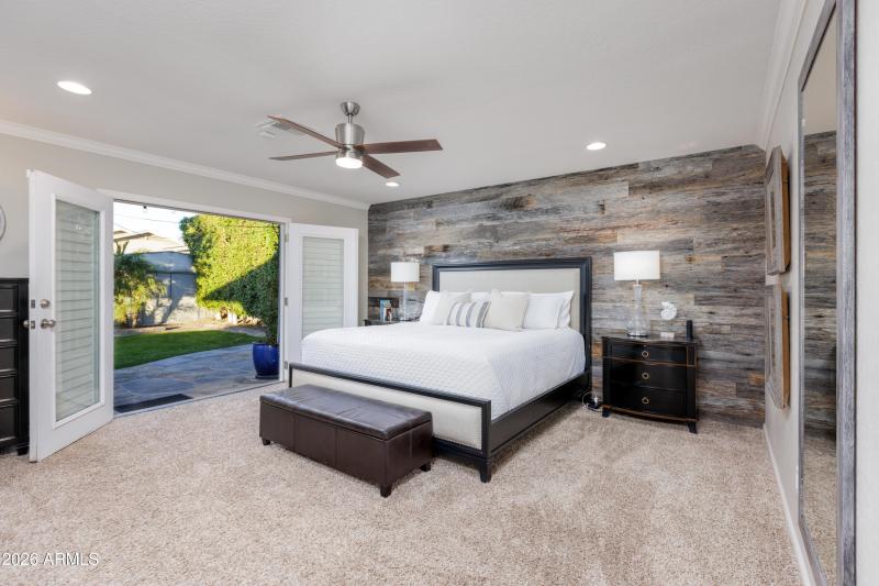 Primary w/ French doors