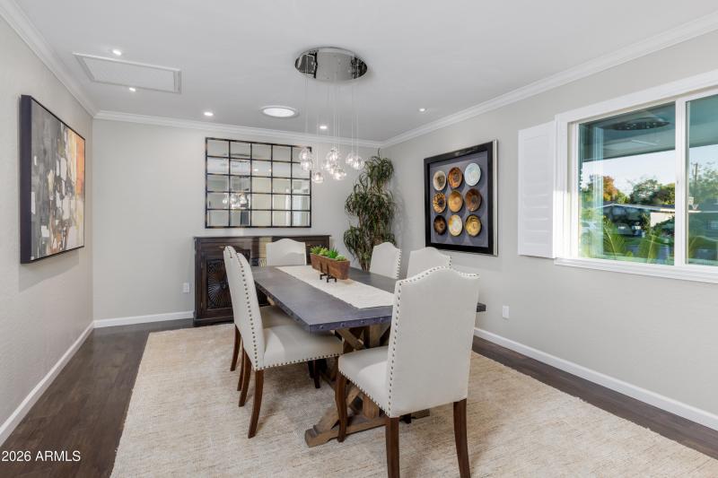 Formal dining room