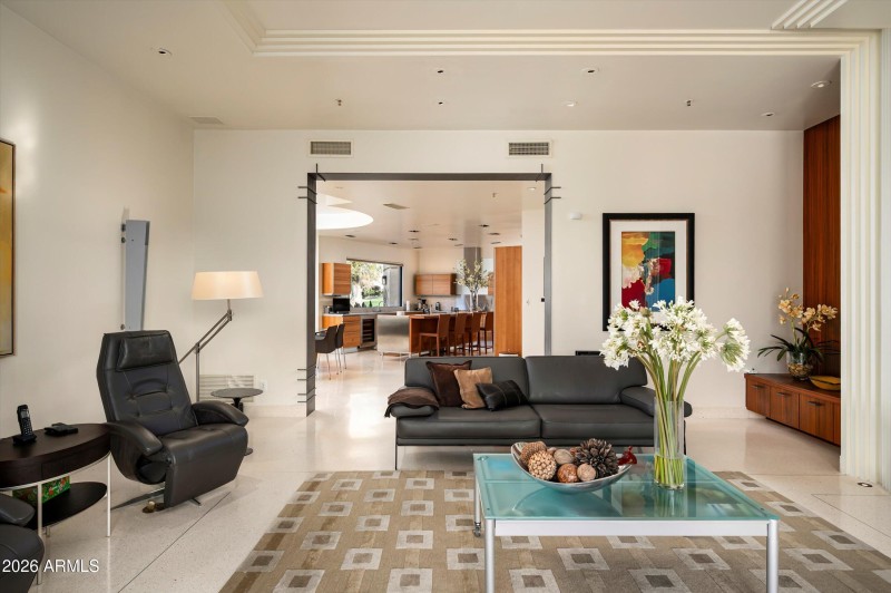 Family Room looking into Kitchen