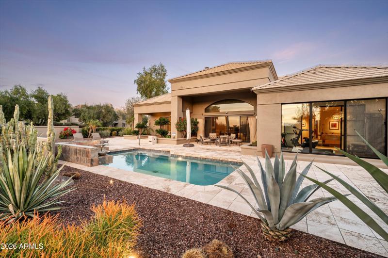 Large, private backyard