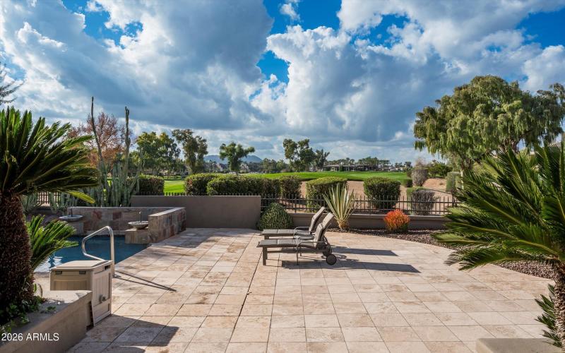 Entertain in the various outdoor areas