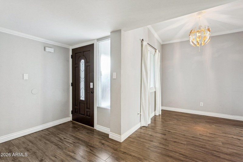 Entry to living space view