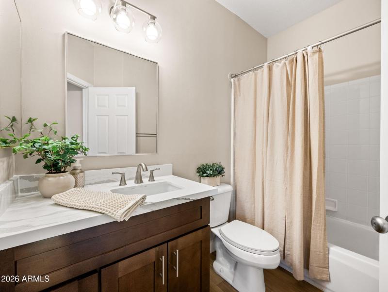 New Cabs and Counter Bathroom 2