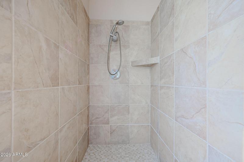 Fully Tiled Shower