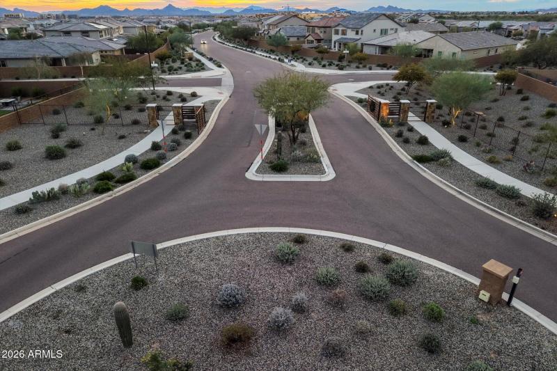 Community Gated Entrance