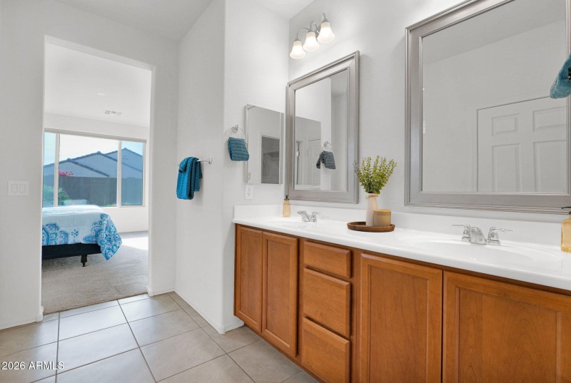 Double Vanity Primary Bathroom