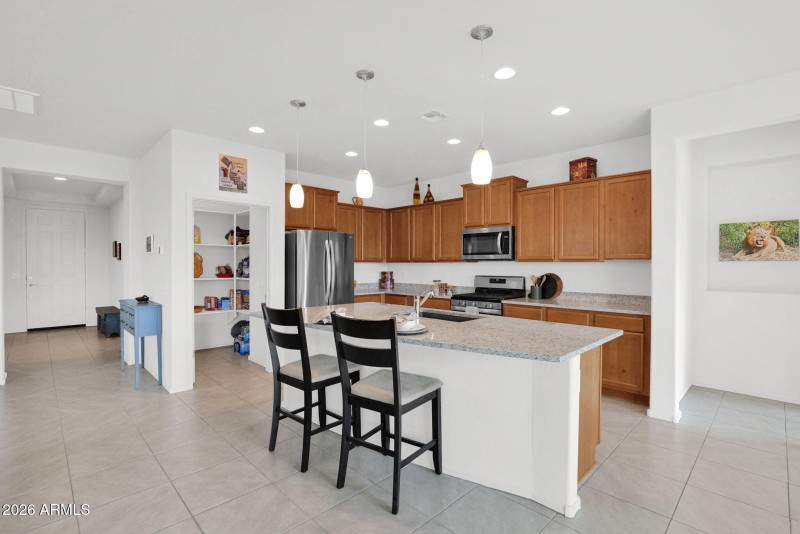 Spacious Hall and Open Concept Kitchen