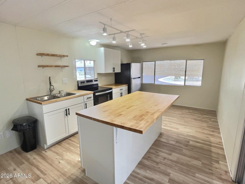 Updated Kitchen with Large Island