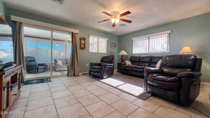 Family Room/TV Area - View from Kitchen