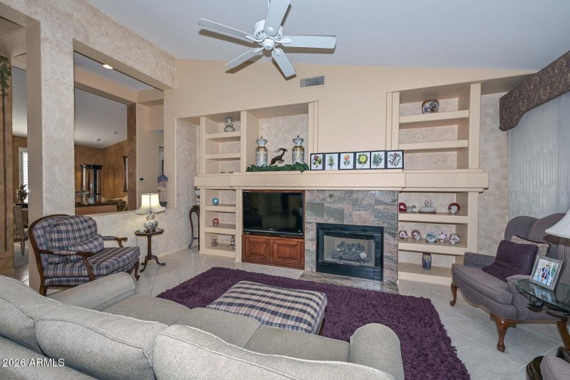 Family Room-Fireplace