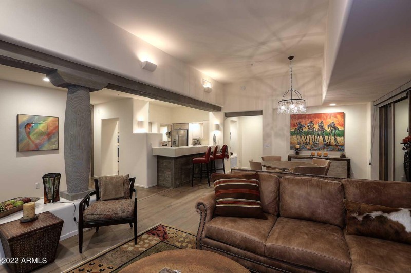 Night-Great Room-Kitchen