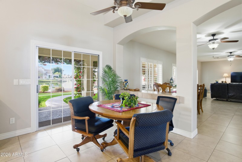Breakfast Room to Patio
