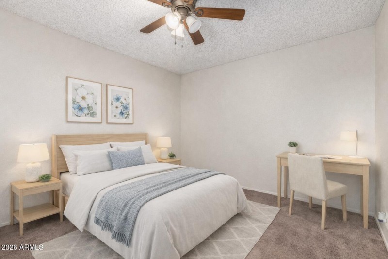 Virtually Staged Bed 2