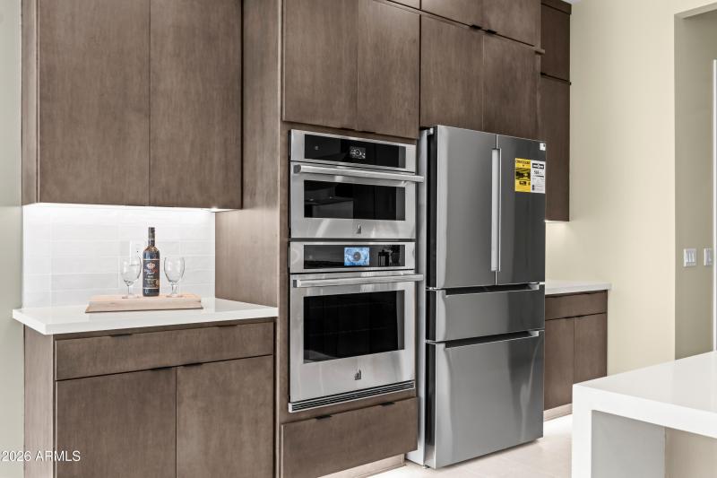 Wall oven and Bosch fridge
