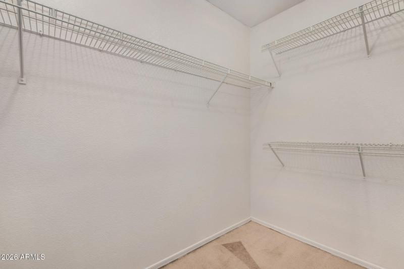 walk in master closet