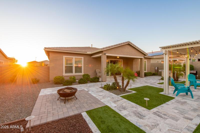 Backyard Starburst Sunset!!!