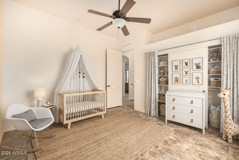 Nursery Virtually Staged
