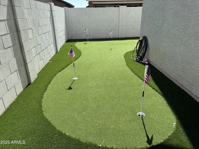 Side Yard Putting Green