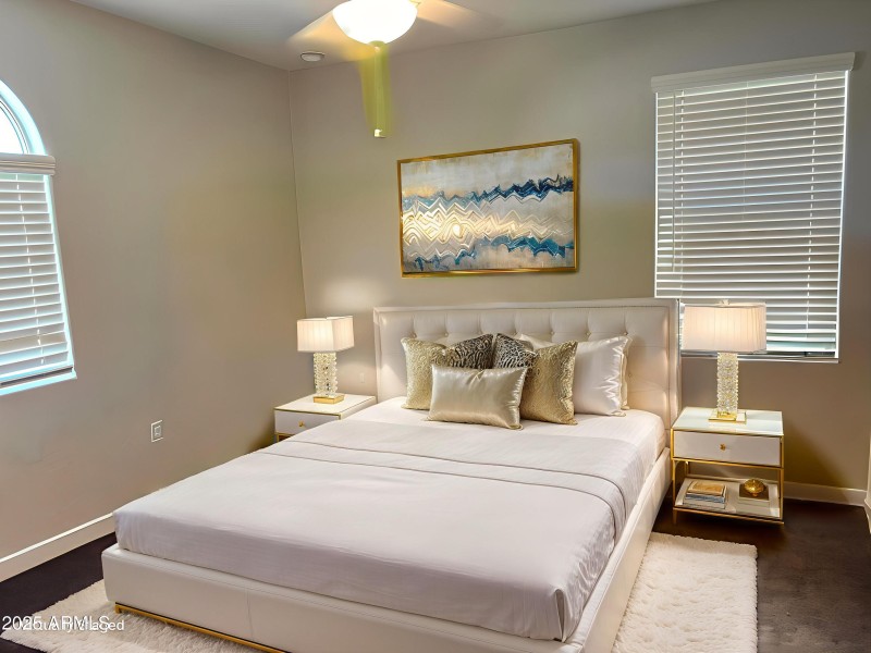 Upstairs Bedroom Staged