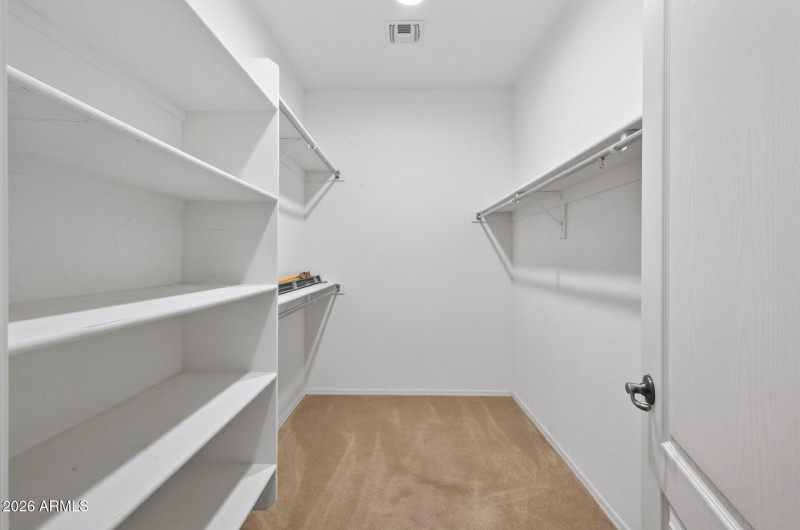 Primary Walk In Closet