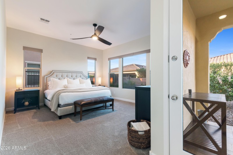 LARGE primary w/ private backyard access