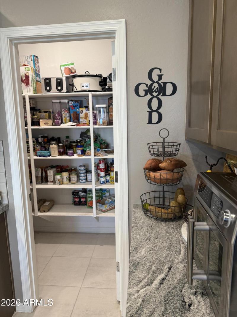 Large walk in pantry