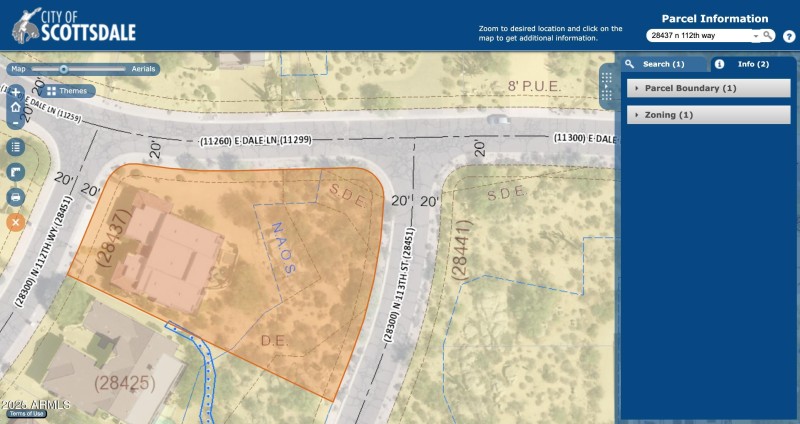 28437 N. 112th Way Parcel Map