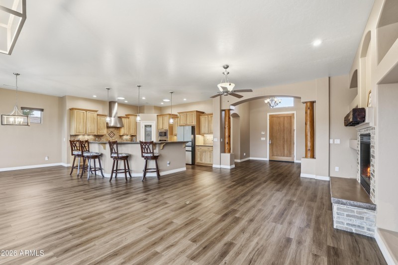 Living Room to Kitchen