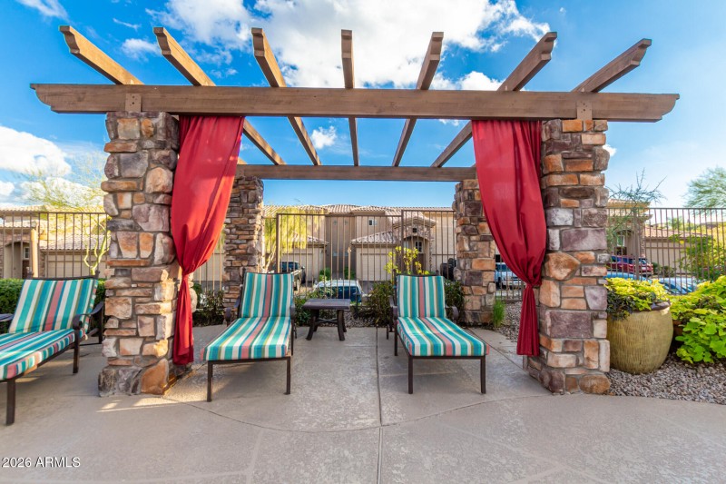 Four Peaks Condominium pool area