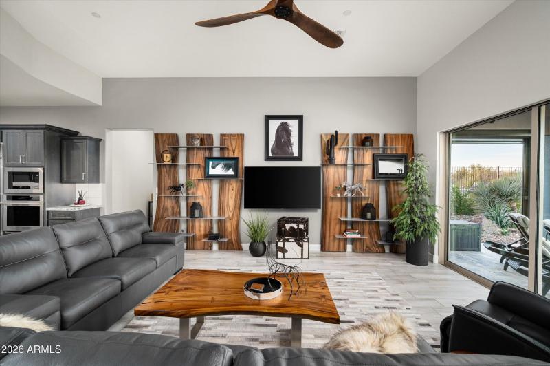 Custom Wood Paneled Wall