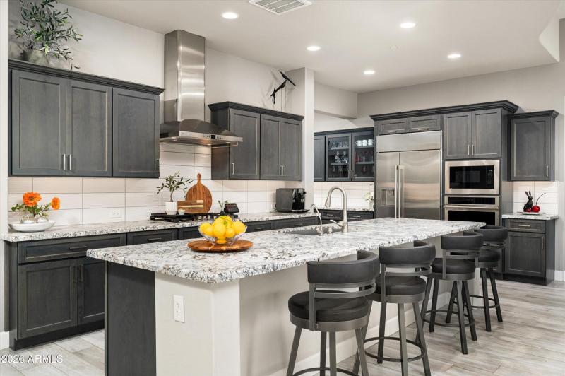 Spacious Kitchen Island