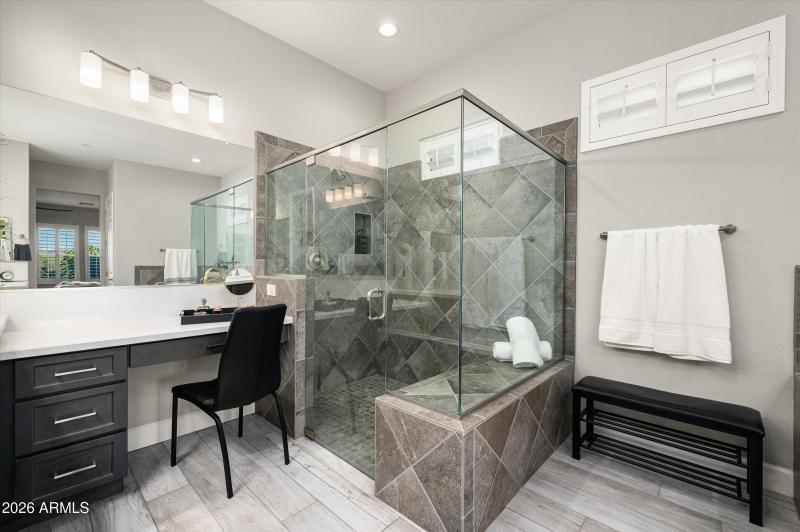 Upgraded Walk-In Shower