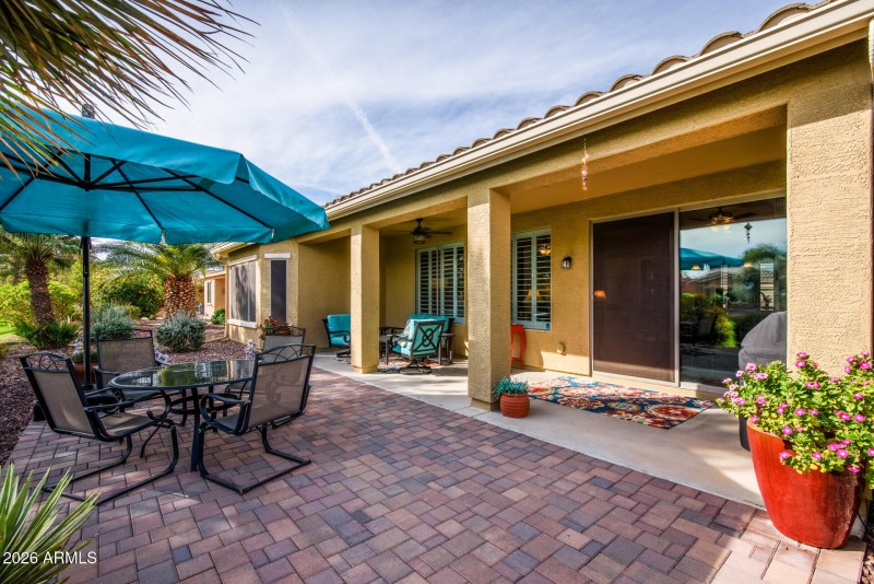 Additional view of pavers