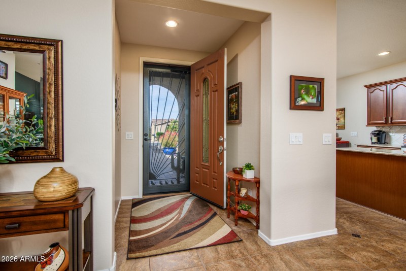 Entry has security door