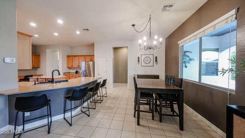 Dining Area Off Kitchen